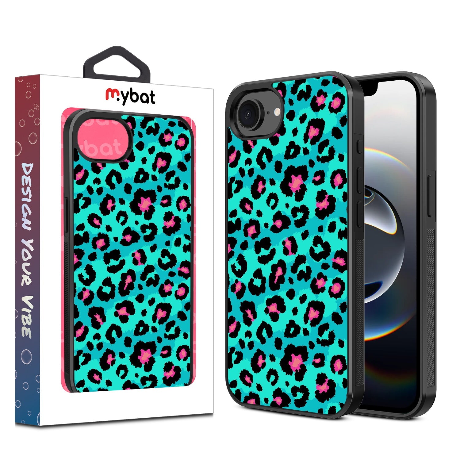 MyBat Design Lab Series Case for Apple iPhone 17e / 16e - Multicolor Leopard