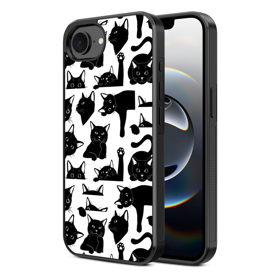 MyBat Design Lab Series Case for Apple iPhone 17e / 16e - Black Cats - MIP16ECSLESM017-2.jpg