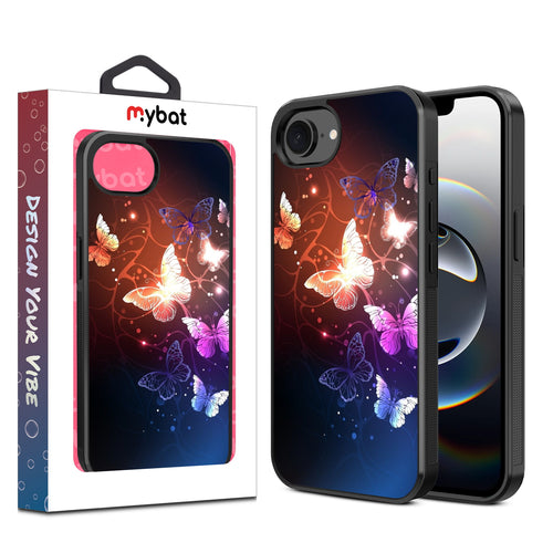 MyBat Design Lab Series Case for Apple iPhone 17e / 16e - Neon Butterflies - MIP16ECSLESM022-1.jpg