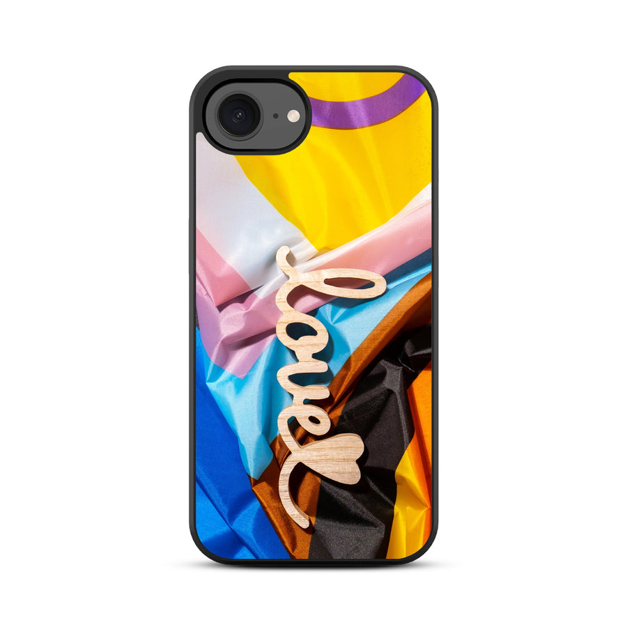 MyBat Design Lab Series Case for Apple iPhone 17e / 16e - Love is Love - MIP16ECSLESM037-3.jpg