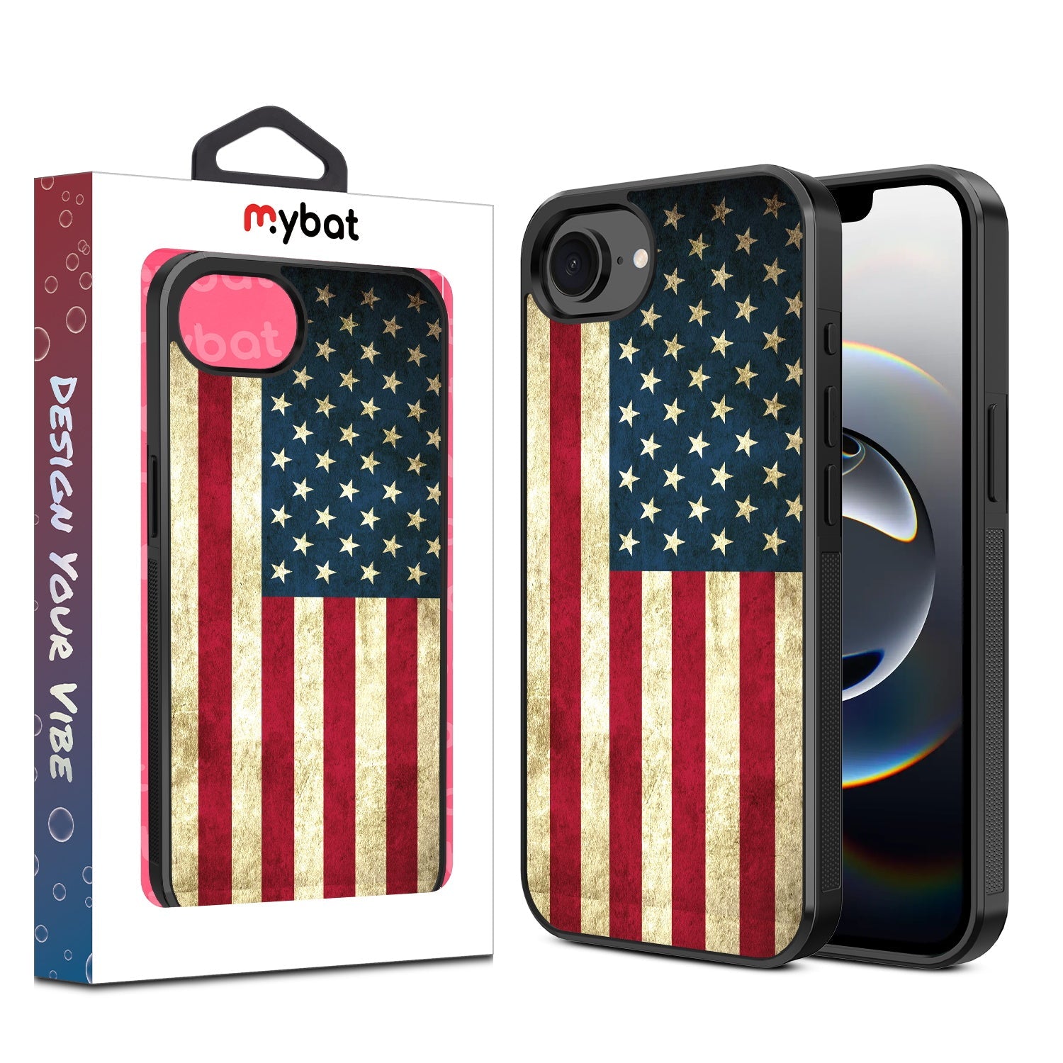 MyBat Design Lab Series Case for Apple iPhone 17e / 16e - American Flag
