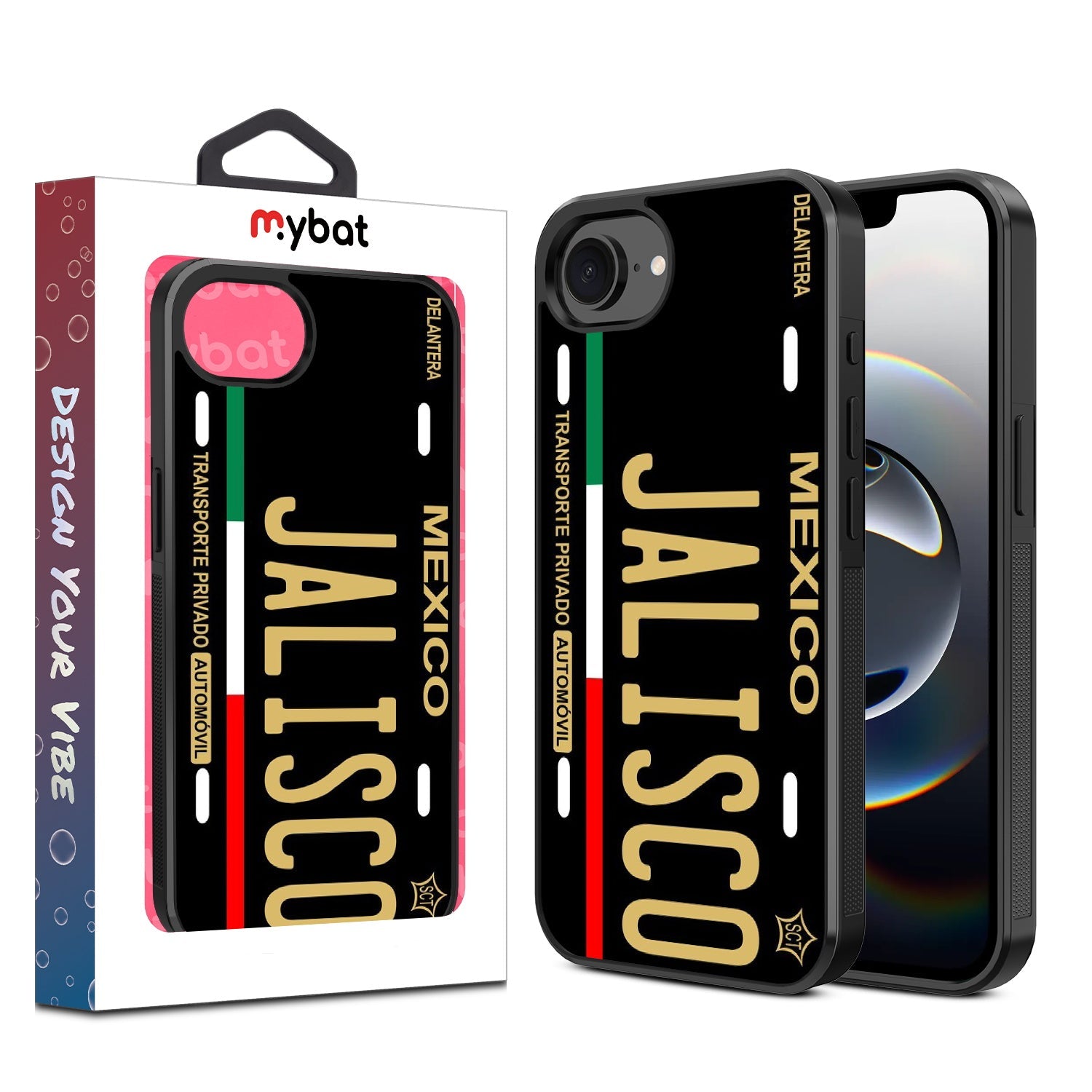 MyBat Design Lab Series Case for Apple iPhone 17e / 16e - Jalisco Black