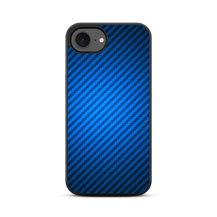 MyBat Design Lab Series Case for Apple iPhone 17e / 16e - Blue Carbon Fiber - MIP16ECSLESM084-3.jpg