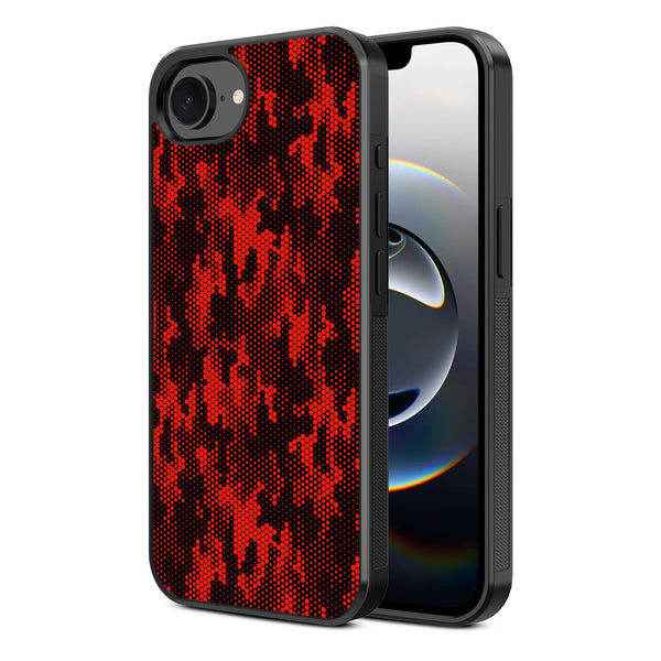 MyBat Design Lab Series Case for Apple iPhone 17e / 16e - Red Digital Camouflage - MIP16ECSLESM086-2.jpg