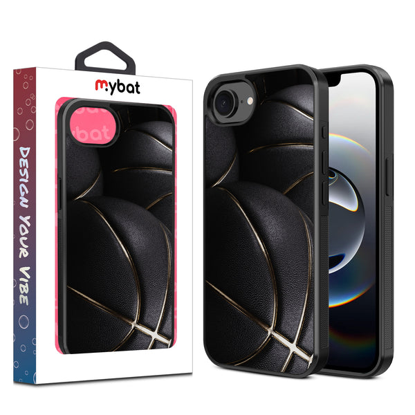 MyBat Design Lab Series Case for Apple iPhone 17e / 16e - Black Basketballs - MIP16ECSLESM090-1.jpg