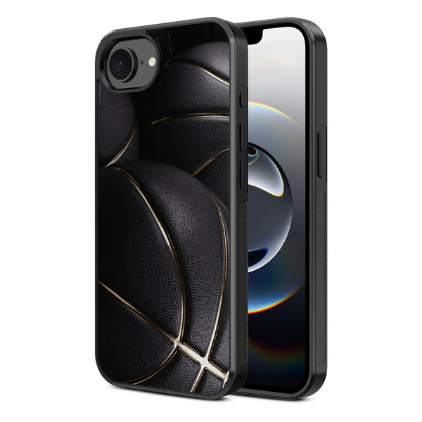 MyBat Design Lab Series Case for Apple iPhone 17e / 16e - Black Basketballs - MIP16ECSLESM090-2.jpg