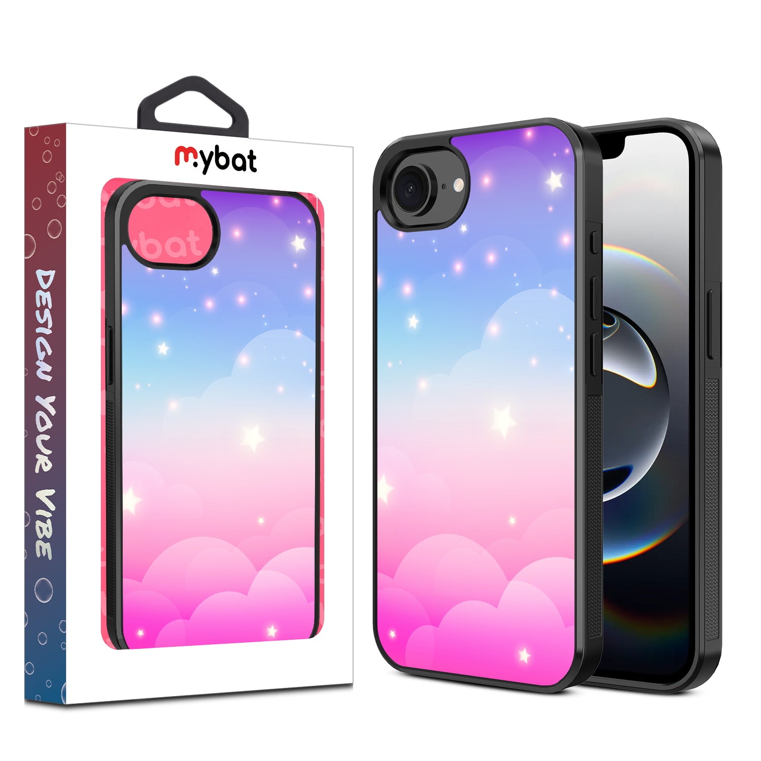 MyBat Design Lab Series Case for Apple iPhone 17e / 16e - Clouds & Stars