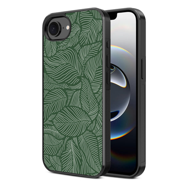 MyBat Design Lab Series Case for Apple iPhone 17e / 16e - Leaves - MIP16ECSLESM125-2.jpg