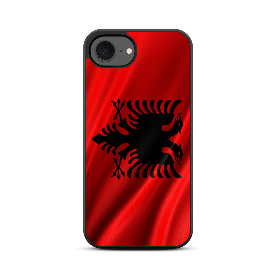 MyBat Design Lab Series Case for Apple iPhone 17e / 16e - Albania Flag - MIP16ECSLESM140-3.jpg