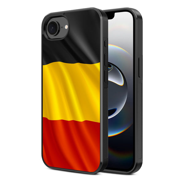 MyBat Design Lab Series Case for Apple iPhone 17e / 16e - Belgium Flag - MIP16ECSLESM142-2.jpg