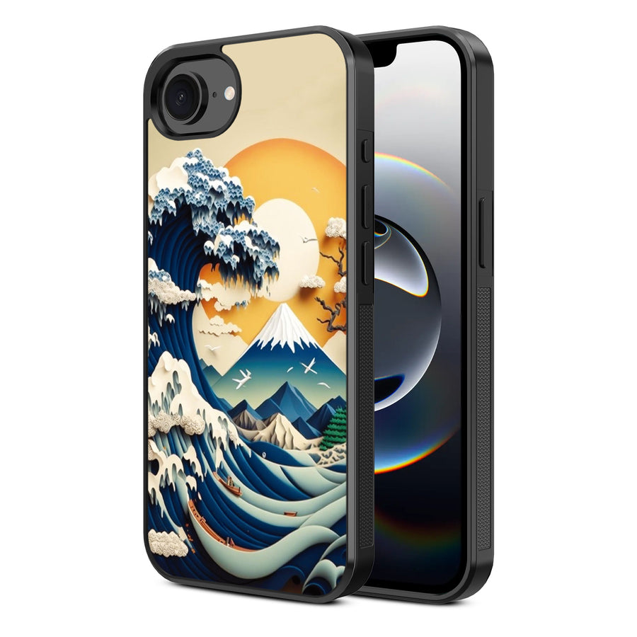 MyBat Design Lab Series Case for Apple iPhone 17e / 16e - The Great Wave - MIP16ECSLESM177-2.jpg