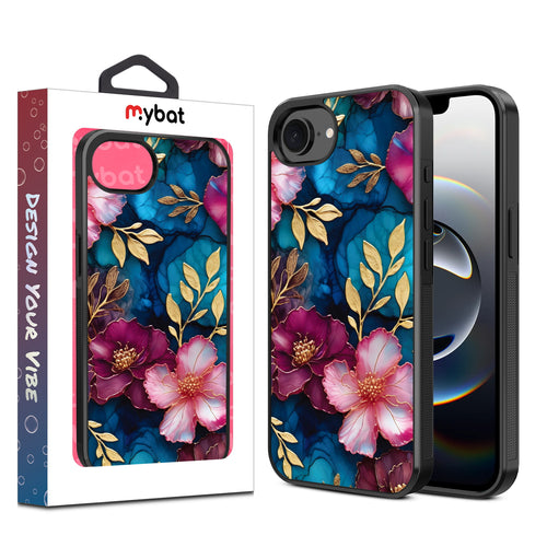 MyBat Design Lab Series Case for Apple iPhone 17e / 16e - Gilded Petals - MIP16ECSLESM188-1.jpg