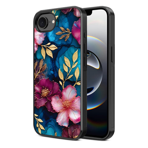MyBat Design Lab Series Case for Apple iPhone 17e / 16e - Gilded Petals - MIP16ECSLESM188-2.jpg