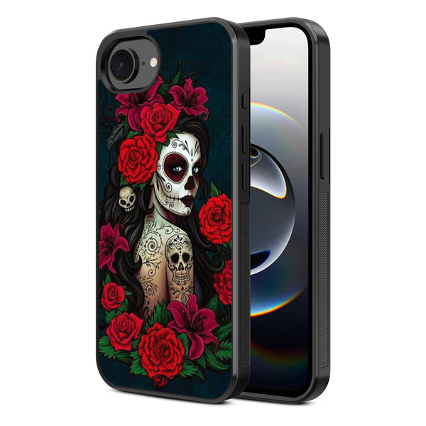 MyBat Design Lab Series Case for Apple iPhone 17e / 16e - Lady Of The Dead - MIP16ECSLESM189-2.jpg