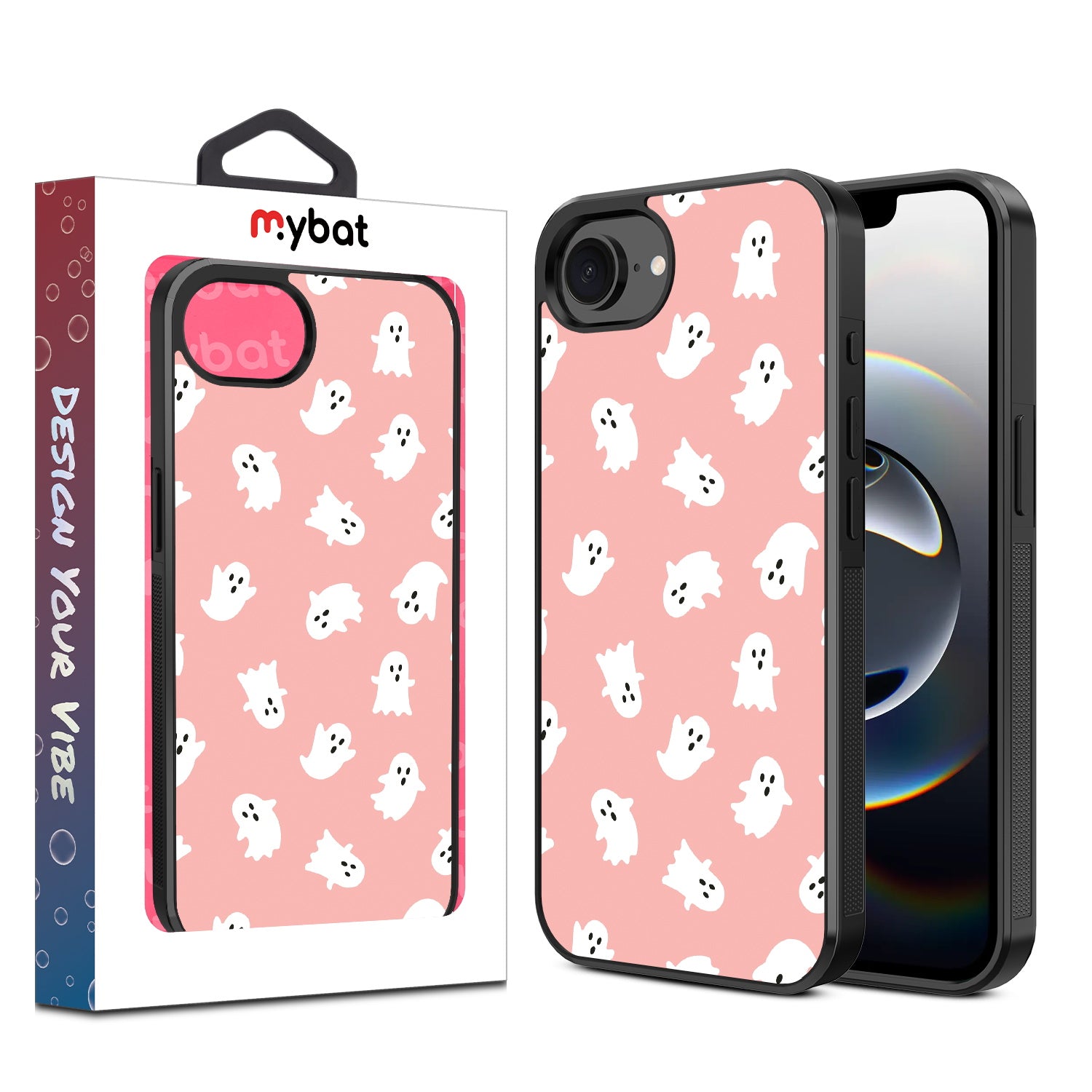 MyBat Design Lab Series Case for Apple iPhone 17e / 16e - Friendly Ghosts