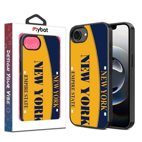 MyBat Design Lab Series Case for Apple iPhone 17e / 16e - New York License Plate - MIP16ECSLESM258-1.jpg