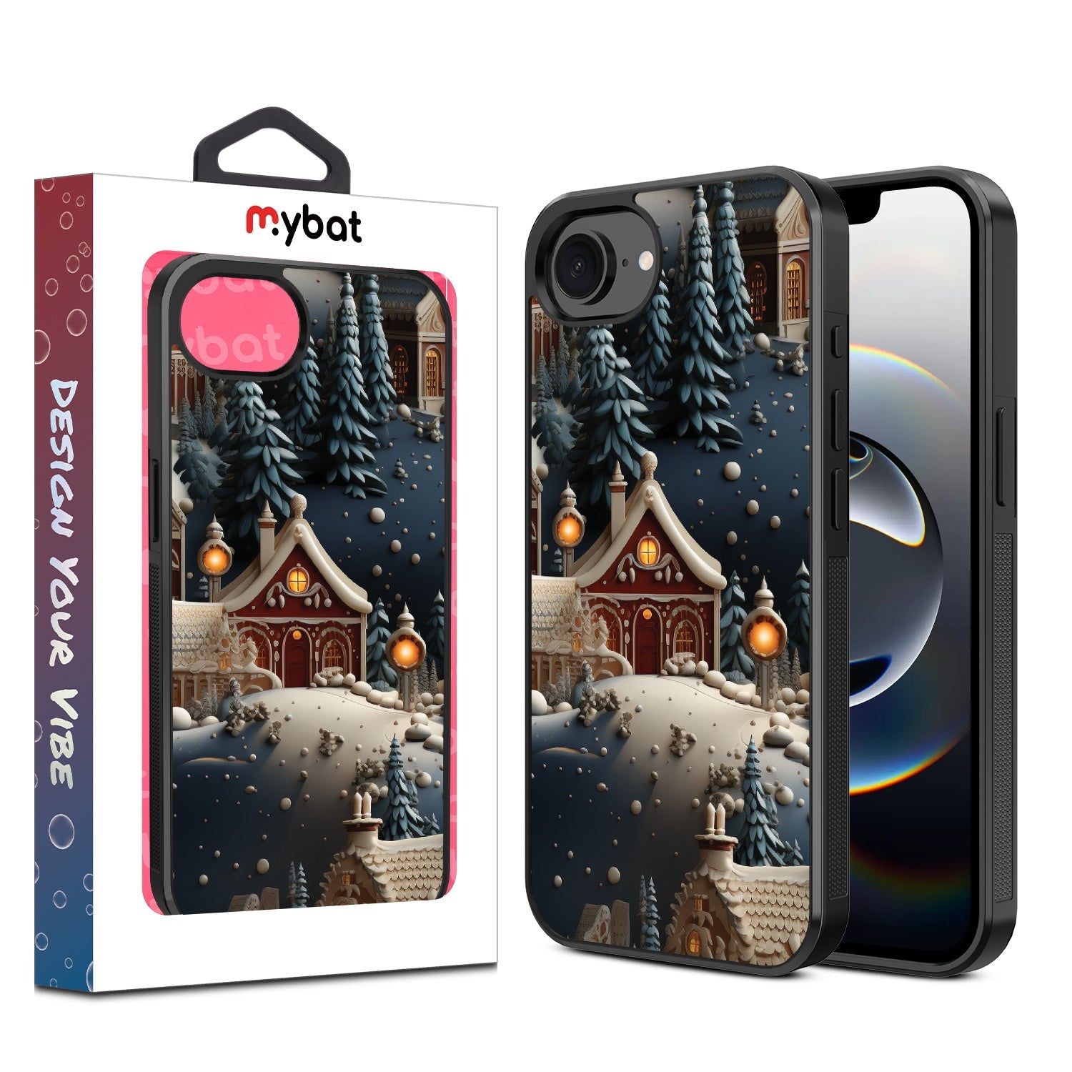 MyBat Design Lab Series Case for Apple iPhone 17e / 16e - Home for the Holidays