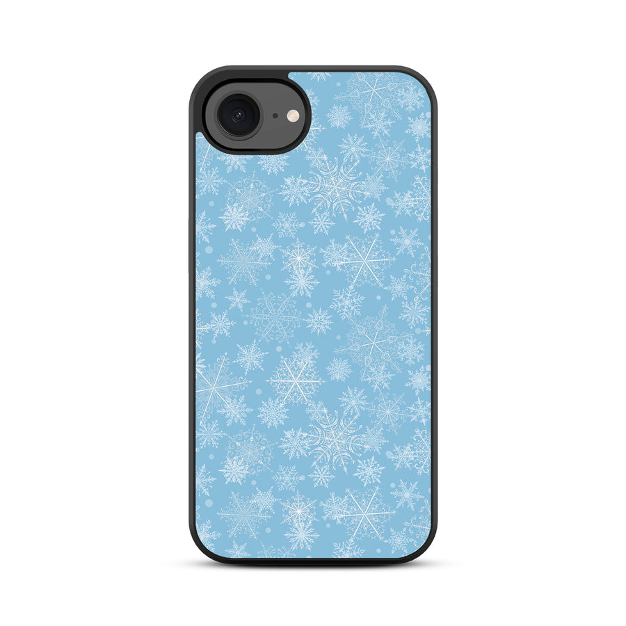 MyBat Design Lab Series Case for Apple iPhone 17e / 16e - Blue Snowflakes - MIP16ECSLESM283-3.jpg