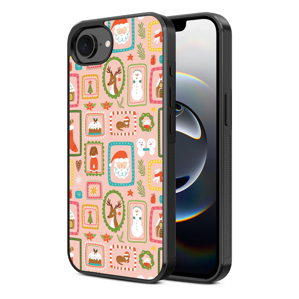 MyBat Design Lab Series Case for Apple iPhone 17e / 16e - Holiday Stamps - MIP16ECSLESM297-2.jpg