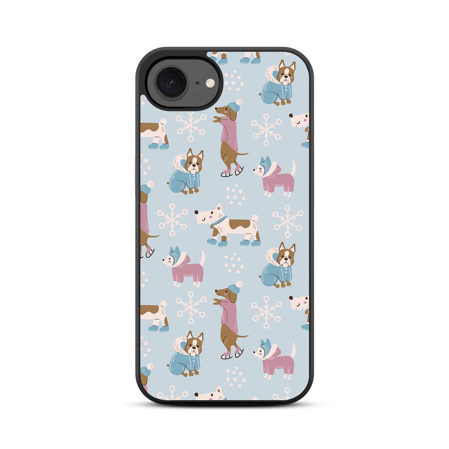 MyBat Design Lab Series Case for Apple iPhone 17e / 16e - Puppy Snow Play - MIP16ECSLESM299-3.jpg