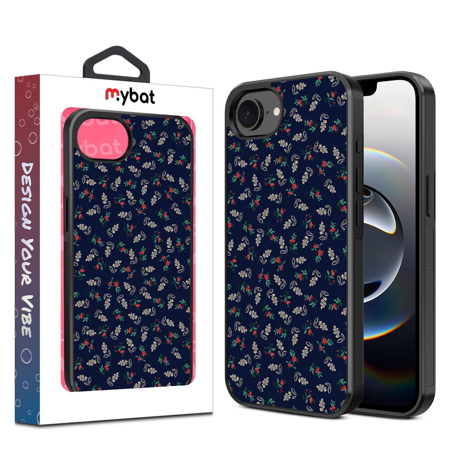 MyBat Design Lab Series Case for Apple iPhone 17e / 16e - Mistletoe