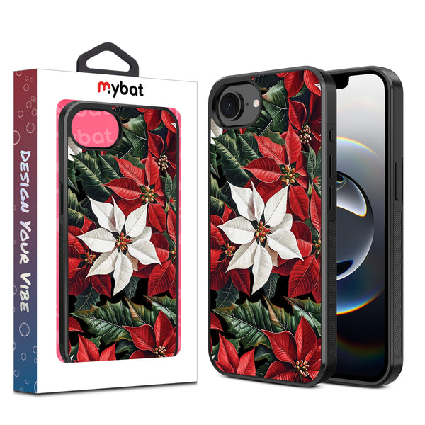 MyBat Design Lab Series Case for Apple iPhone 17e / 16e - Christmas Poinsettias - MIP16ECSLESM301-1.jpg