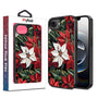 MyBat Design Lab Series Case for Apple iPhone 17e / 16e - Christmas Poinsettias