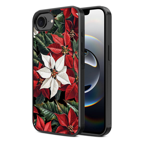 MyBat Design Lab Series Case for Apple iPhone 17e / 16e - Christmas Poinsettias - MIP16ECSLESM301-2.jpg