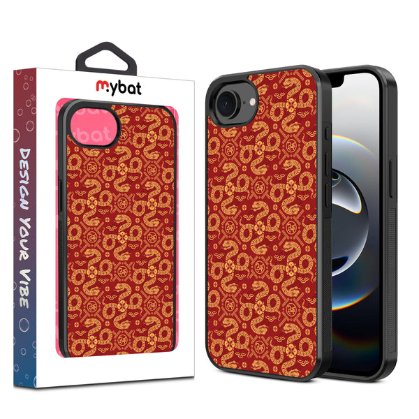 MyBat Design Lab Series Case for Apple iPhone 17e / 16e - Golden Snake Dance - MIP16ECSLESM317-1.jpg