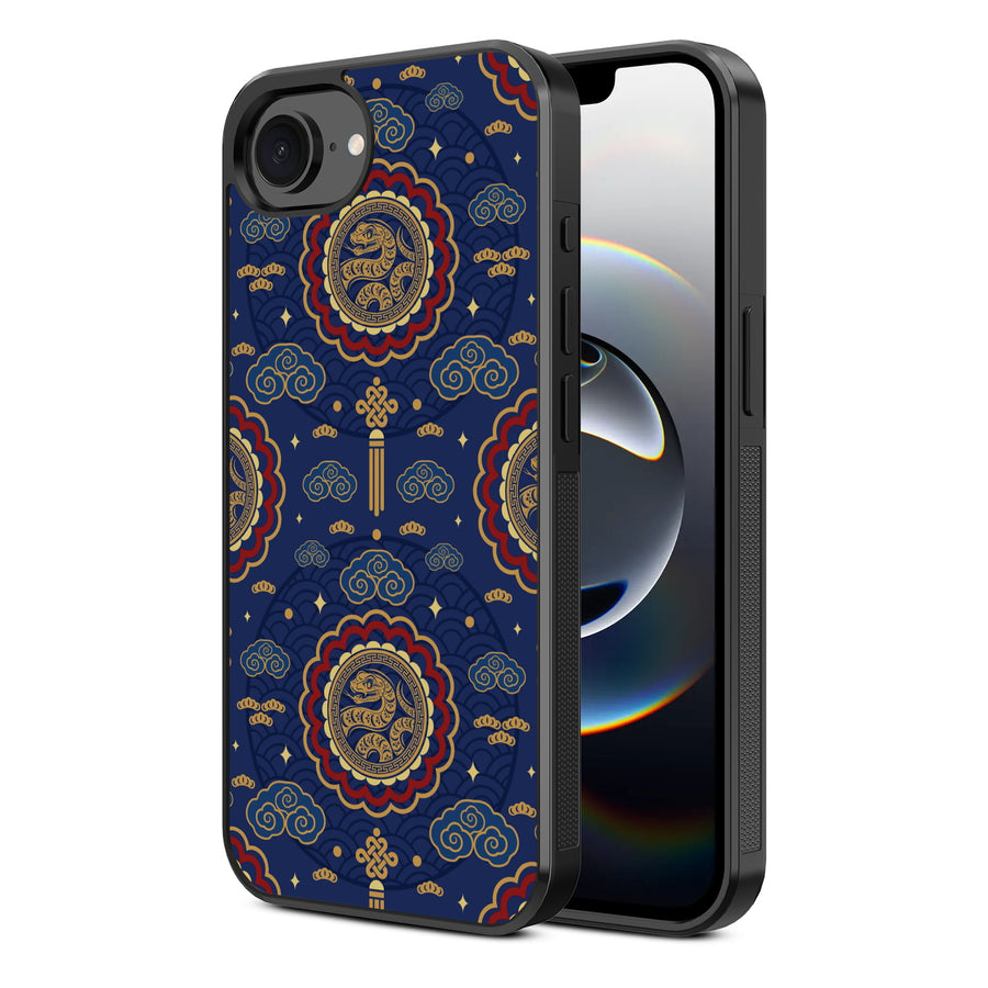 MyBat Design Lab Series Case for Apple iPhone 17e / 16e - Wisdom of the Snake - MIP16ECSLESM318-2.jpg