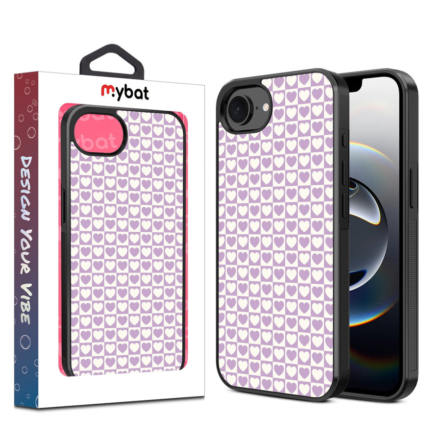MyBat Design Lab Series Case for Apple iPhone 17e / 16e - Heart Grid