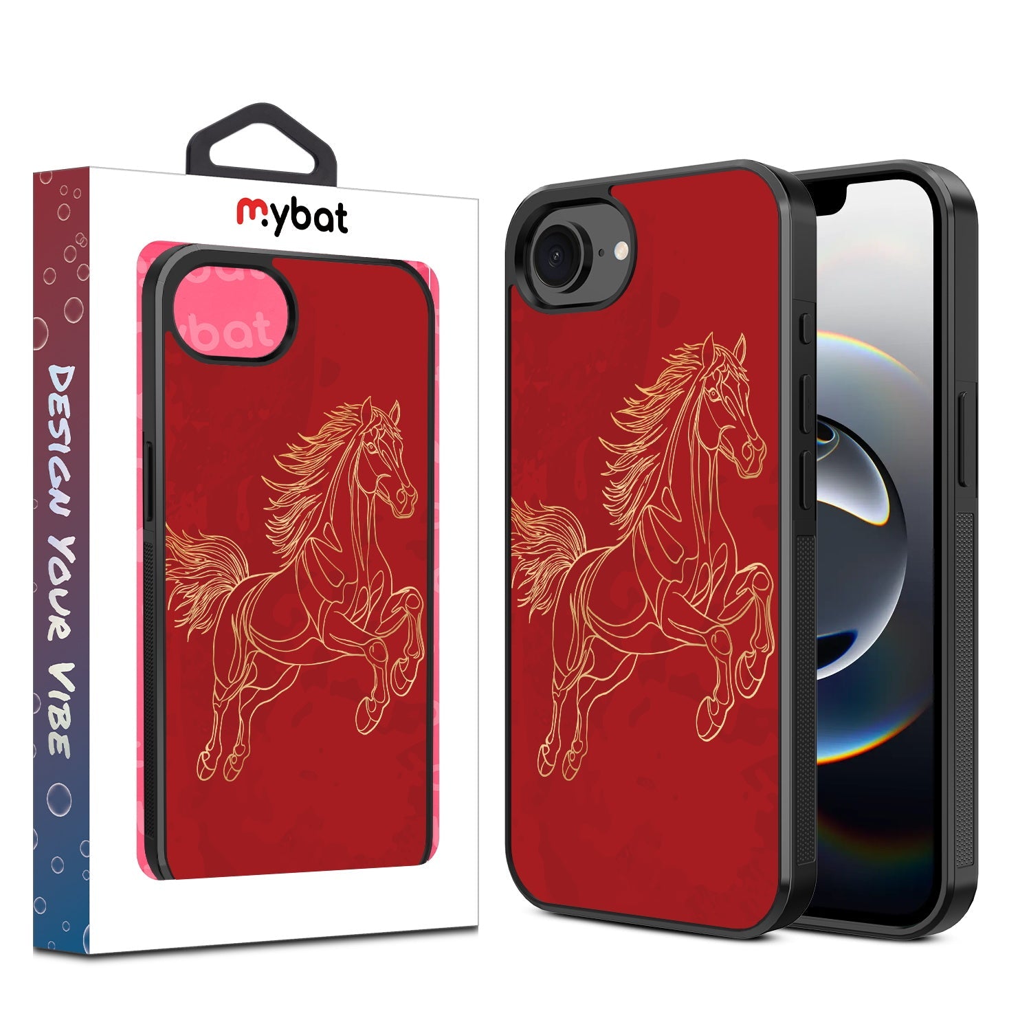 MyBat Design Lab Series Case for Apple iPhone 17e / 16e - Fire Horse