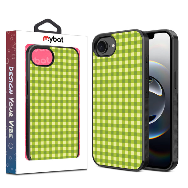MyBat Design Lab Series Case for Apple iPhone 17e / 16e - Green Gingham - MIP16ECSLESM476-1.jpg