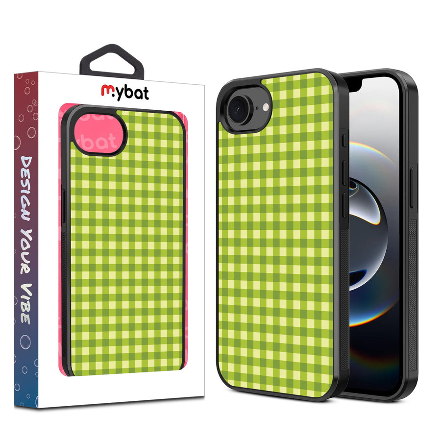 MyBat Design Lab Series Case for Apple iPhone 17e / 16e - Green Gingham
