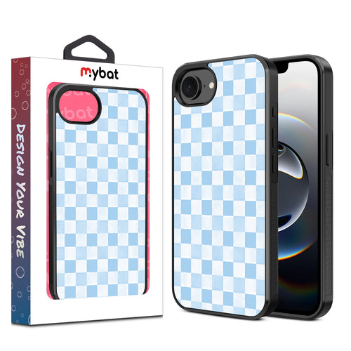MyBat Design Lab Series Case for Apple iPhone 17e / 16e - Sky Blue Check - MIP16ECSLESM478-1.jpg