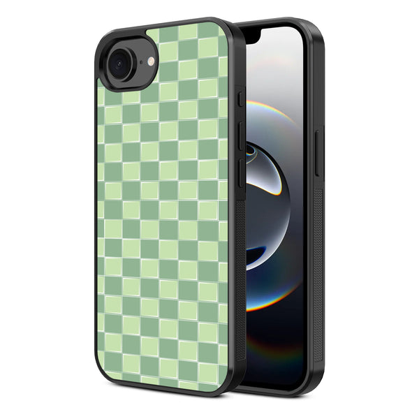 MyBat Design Lab Series Case for Apple iPhone 17e / 16e - Matcha Check - MIP16ECSLESM482-2.jpg