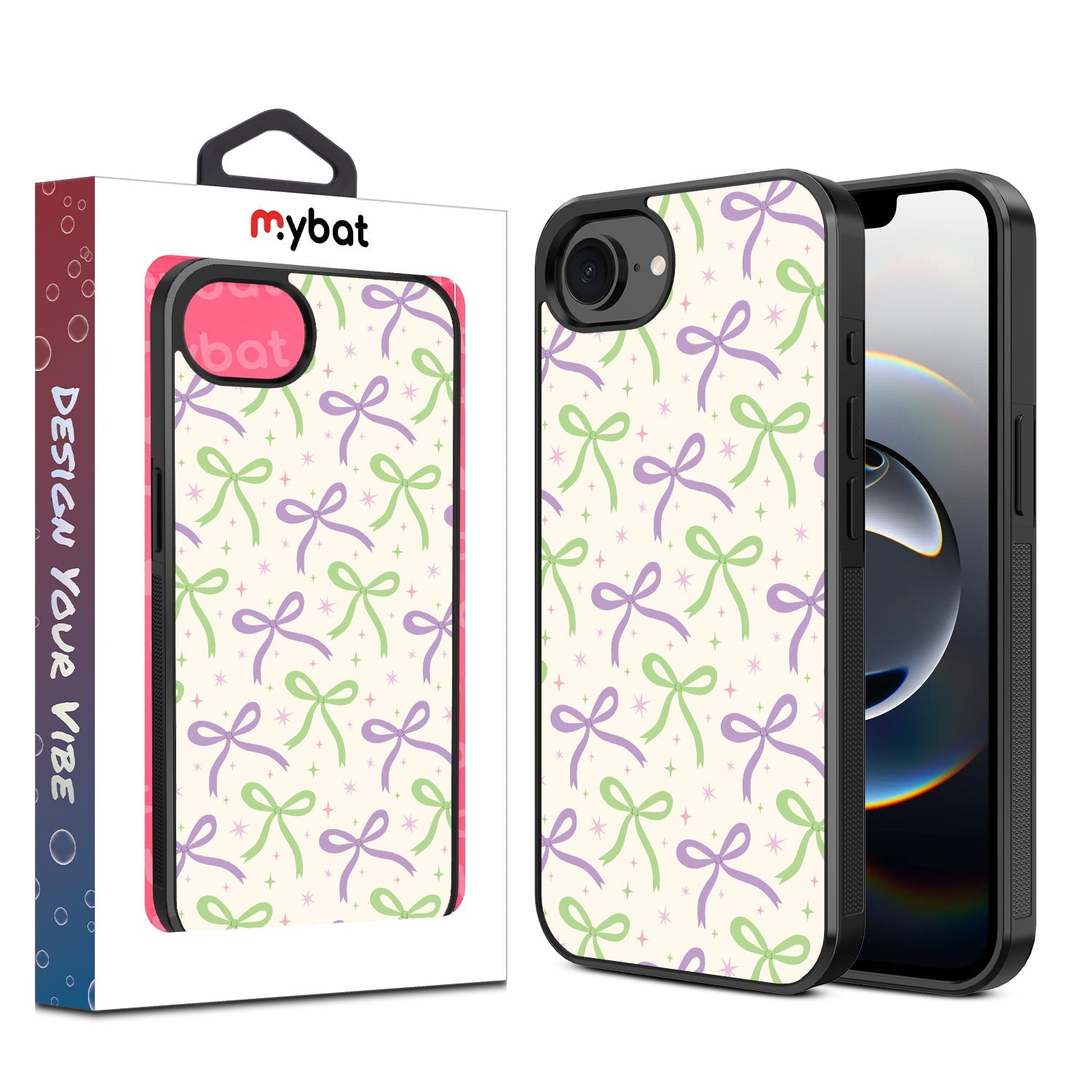 MyBat Design Lab Series Case for Apple iPhone 17e / 16e - Blooming Bows