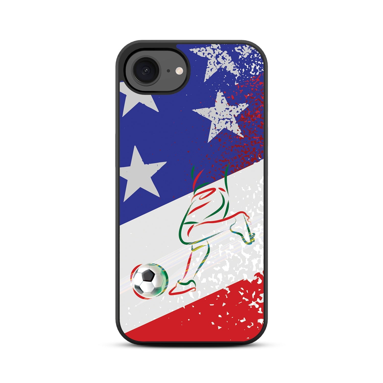 MyBat Design Lab Series Case for Apple iPhone 17e / 16e – USA Soccer