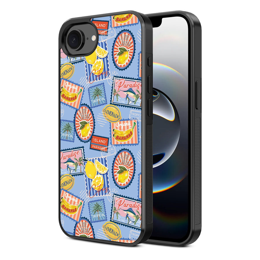 MyBat Design Lab Series Case for Apple iPhone 17e / 16e – Summer Stamps - MIP16ECSLESM537-1.JPG