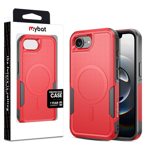 MyBat Fortress Series MagSafe Case for Apple iPhone 16e - Red - MIP16ECSRSKMS302-1.jpg
