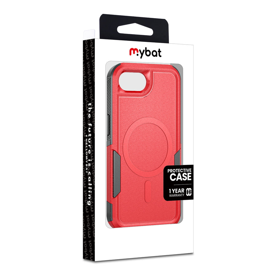 MyBat Fortress Series MagSafe Case for Apple iPhone 16e - Red - MIP16ECSRSKMS302-8.jpg