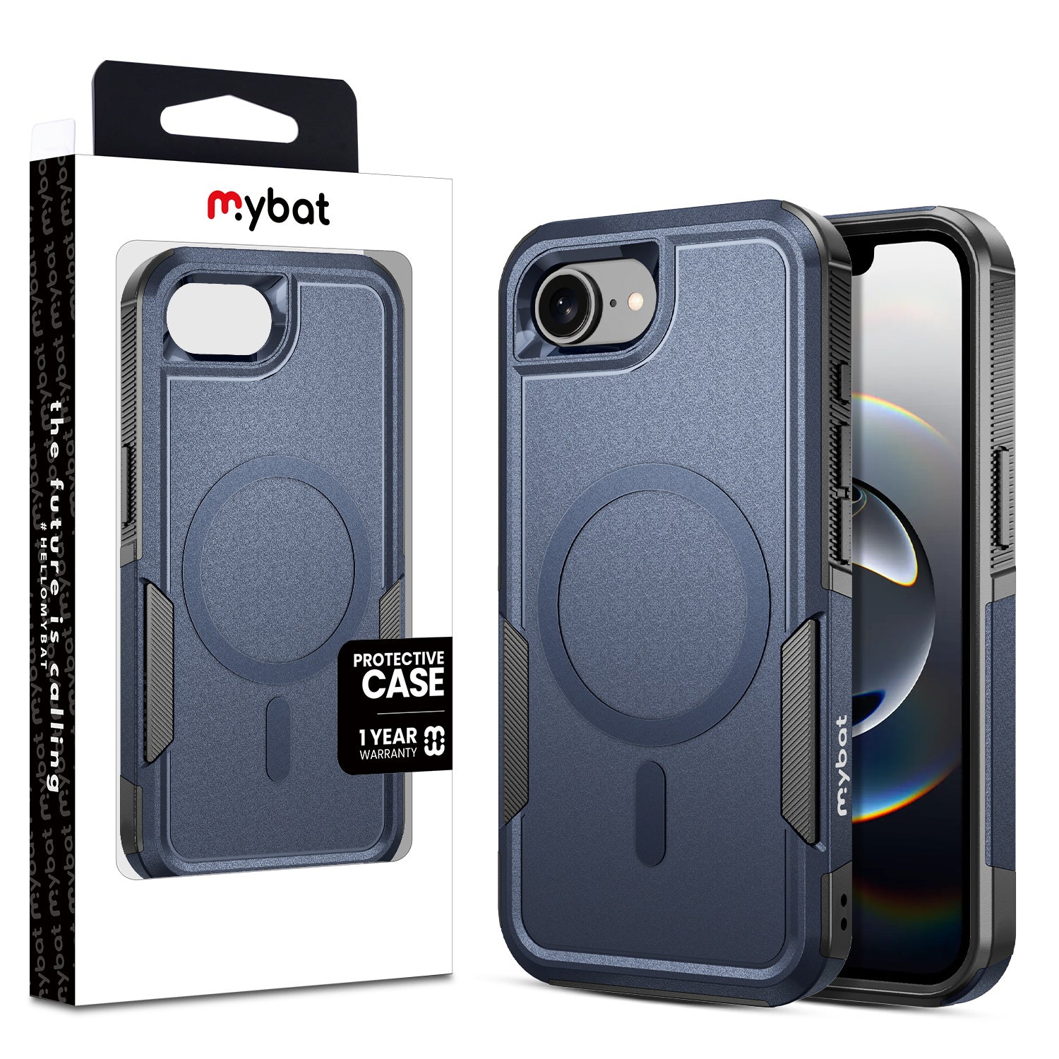 MyBat Fortress Series MagSafe Case for Apple iPhone 16e - Reflex Blue