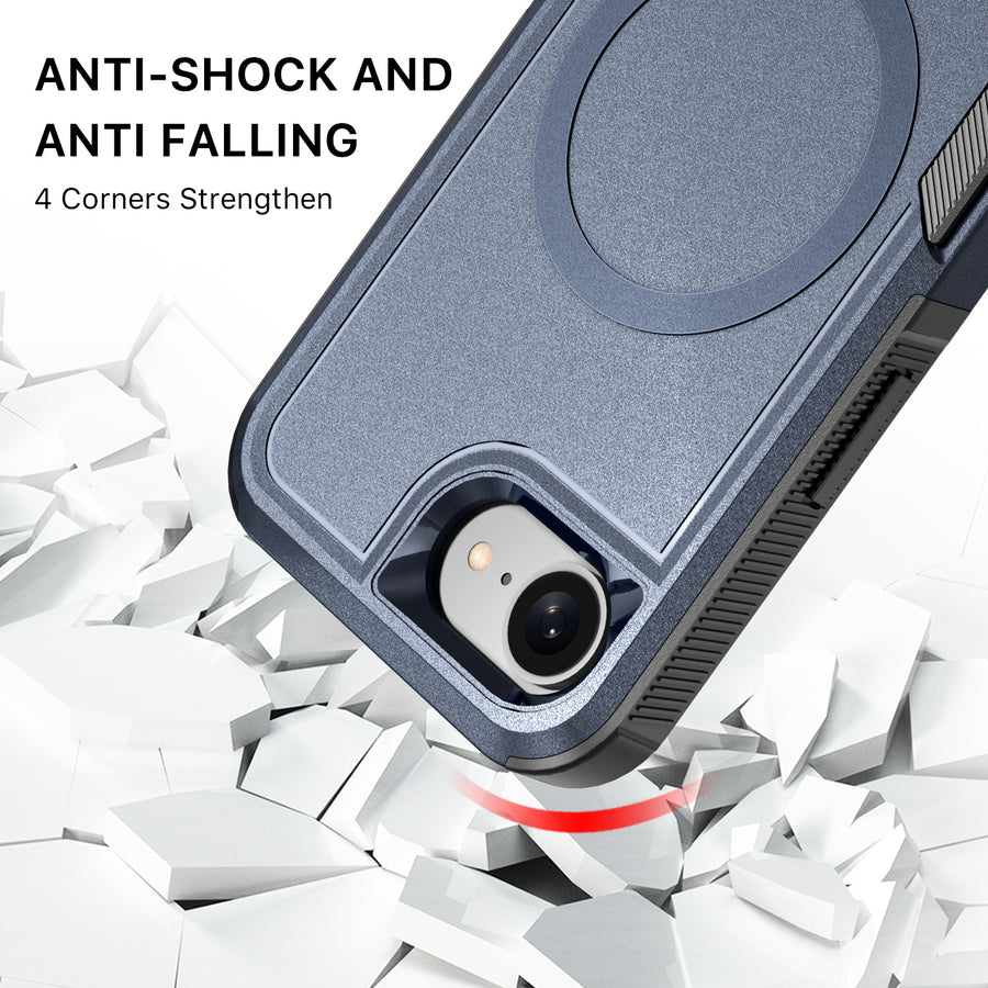 MyBat Fortress Series MagSafe Case for Apple iPhone 16e - Reflex Blue - MIP16ECSRSKMS303-3.jpg