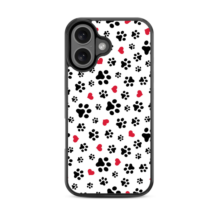 MyBat Design Lab Series Case for Apple iPhone 16 Plus - Paw Prints and Hearts - MIP16MCSLESM001-3.jpg