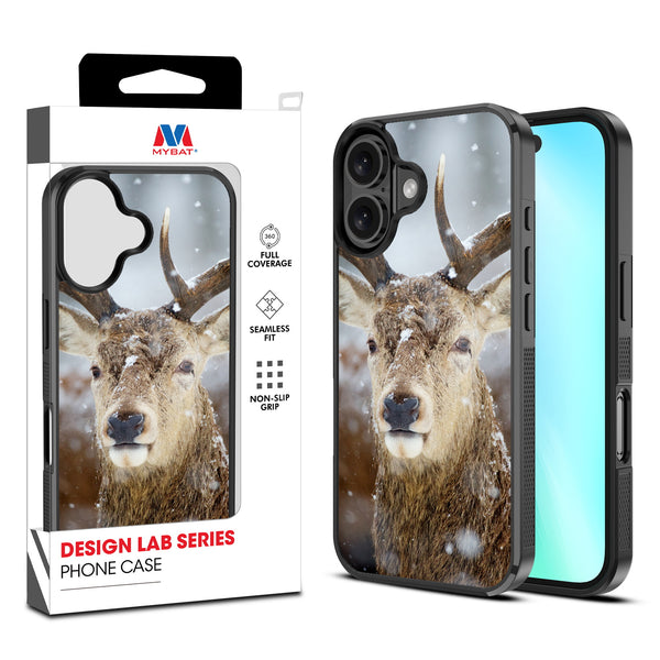 MyBat Design Lab Series Case for Apple iPhone 16 Plus - Deer in Winter - MIP16MCSLESM024-1.jpg