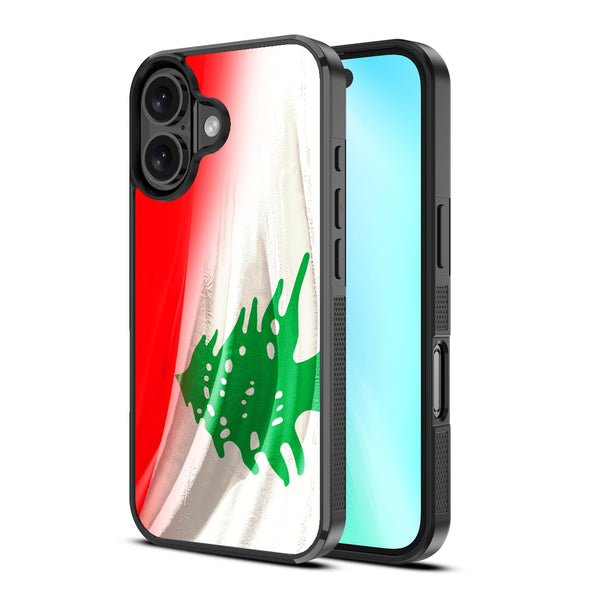 MyBat Design Lab Series Case for Apple iPhone 16 Plus - Lebanese Flag - MIP16MCSLESM033-2.jpg
