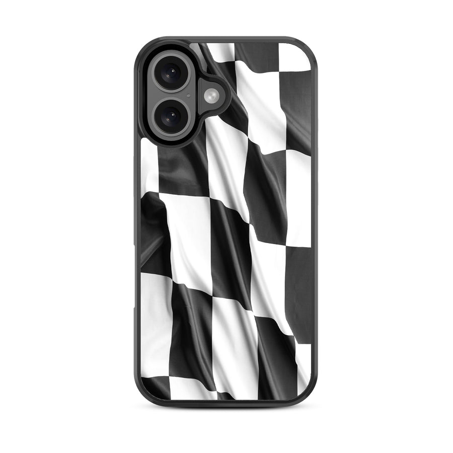MyBat Design Lab Series Case for Apple iPhone 16 Plus - Racing Flag - MIP16MCSLESM040-3.jpg