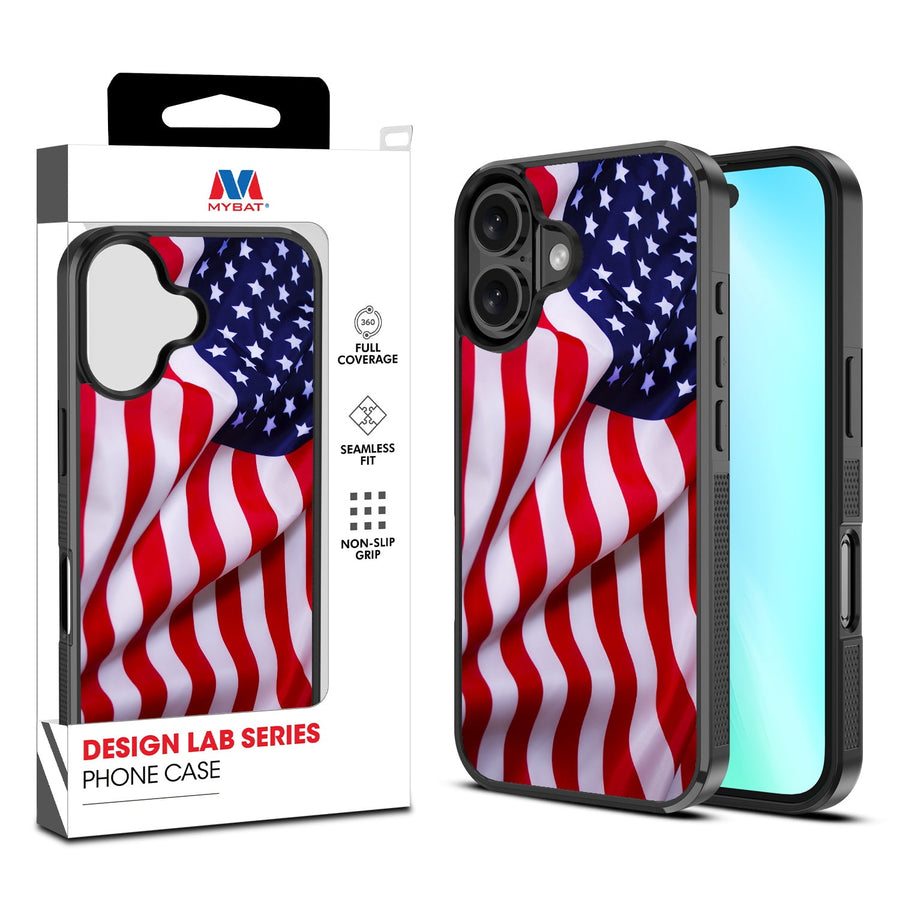 MyBat Design Lab Series Case for Apple iPhone 16 Plus - Stars & Stripes