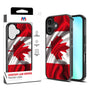 MyBat Design Lab Series Case for Apple iPhone 16 Plus - Canadian Flag