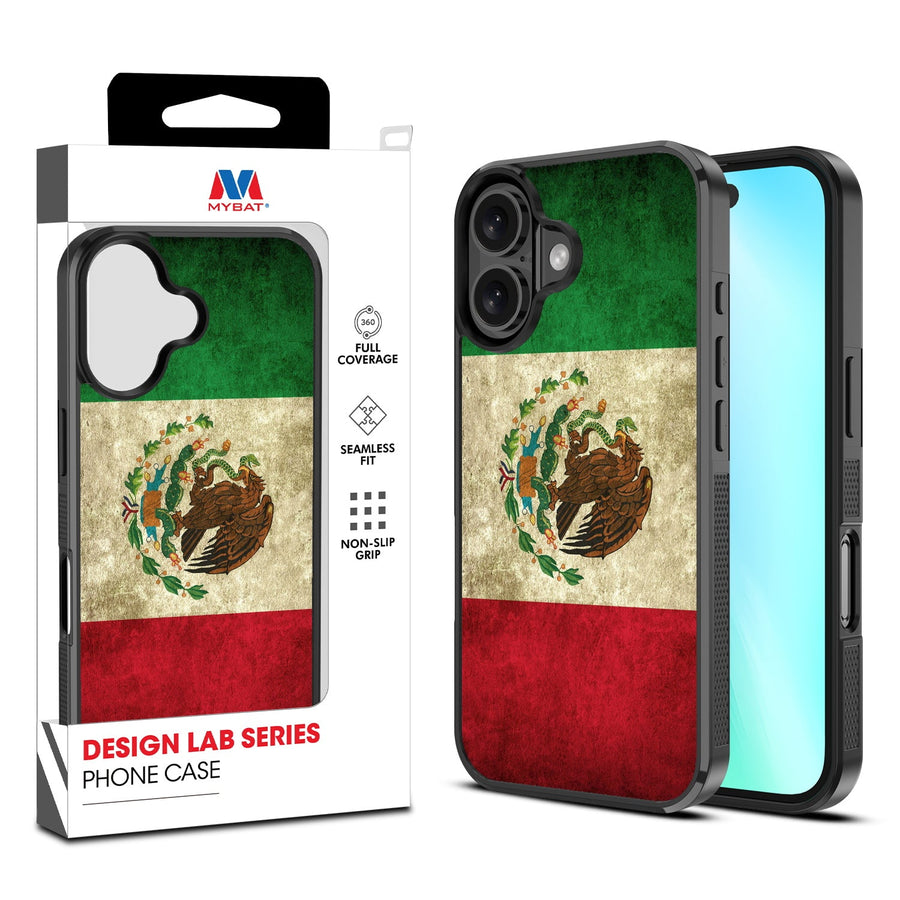 MyBat Design Lab Series Case for Apple iPhone 16 Plus - Mexican Flag